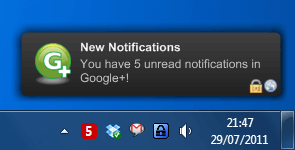 Snarl notification support (requires Snarl to be installed)